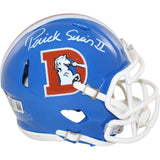 Patrick Surtain Autographed Denver Broncos D Logo Mini Helmet Beckett 50786