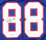 Pete Metzelaars Signed Bills Jersey (JSA) Buffalo's Tight End from 1985 - 1994
