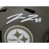 Pat Freiermuth Autographed Pittsburgh Steelers 22 Salute Mini Helmet BAS 48055