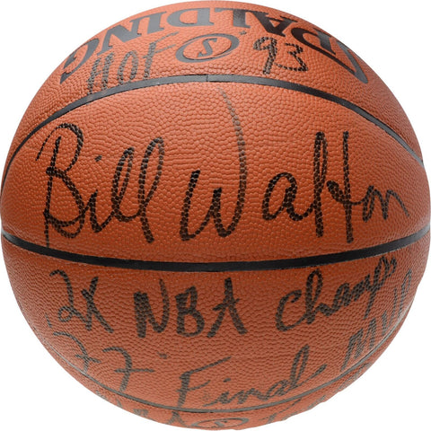 Bill Walton Portland Trail Blazers Signed Indoor/Outdoor Basketball & Inscs