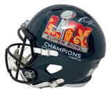 Brandon Graham Signed Philadelphia Eagles FS Super Bowl 59 LIX Replica Helmet