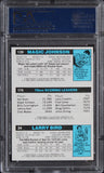 Bird, Erving & Magic Signed 1980 Topps Rookie Card Autos Graded 10! PSA Slabbed