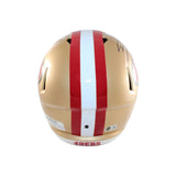 Brock Purdy Autographed/Signed San Francisco 49ers Helmet Replica Beckett 58561