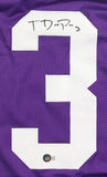 Tyrion Davis-Price Signed LSU Tigers Jersey (Beckett) Super Bowl LIX Champion RB