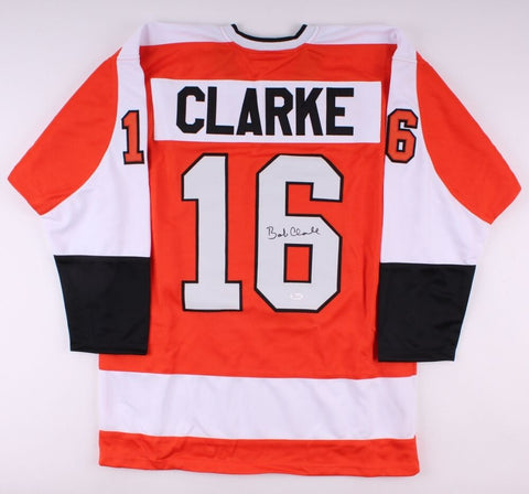 Bobby Clarke Signed Philadelphia Flyers Jersey (JSA COA) 17th Overall Pick 1969