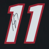 Framed Jaime Jaquez Jr. Miami Heat Autographed Nike Black Icon Swingman Jersey