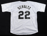 Noah Schultz "MLB 1st Win 4-19-26" Signed White Sox Pinstriped Jersey /Beckett