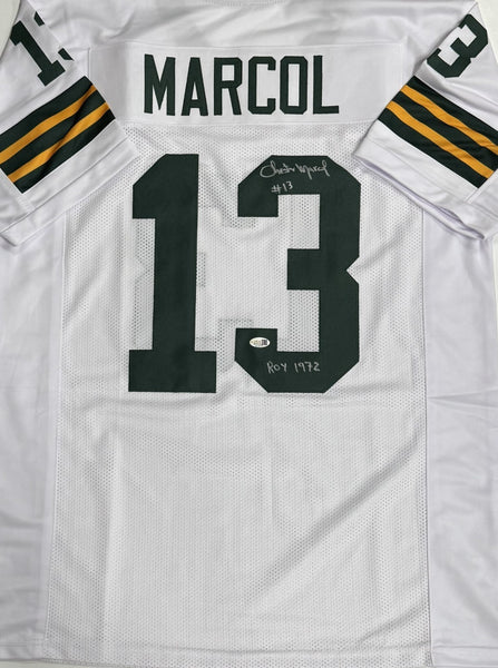CHESTER MARCOL Signed Replica White Jersey - Green Bay Packers - JSA