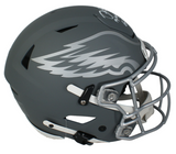 Jalen Hurts Autographed "Fly Eagles Fly" Slate SpeedFlex Helmet Fanatics LE 25