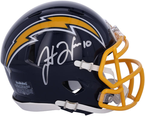 Autographed Justin Herbert Los Angeles Chargers Mini Helmet Item#12972893 COA