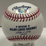 Milw Brewers CHARLIE MOORE Signed Official MLB Baseball AUTO w/ ".346 WS Ave."