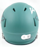 Kenneth Gainwell Autographed Eagles Rave Speed Mini Helmet - Beckett W Hologram