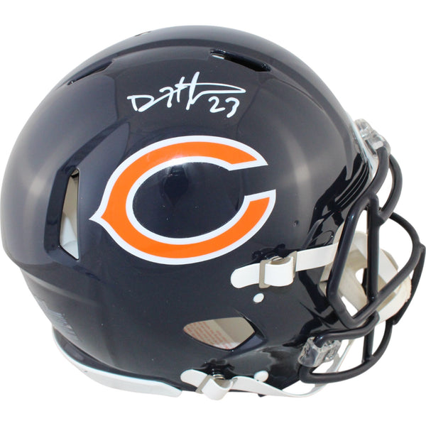Devin Hester Autographed Chicago Bears Authentic Helmet Beckett Witness 51152