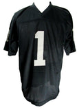 Jon Gruden Signed Las Vegas Raiders Just Win Baby Jersey JSA Witness 156403