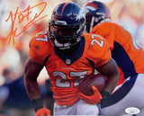 Knowshon Moreno Autographed Denver Broncos 8x10 Photo JSA COA