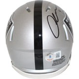 Aidan O'Connell Signed Las Vegas Raiders Mini Helmet Beckett 43082
