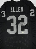 Raiders Hall of Famer MARCUS ALLEN Signed Custom Replica Black Jersey AUTO - BAS