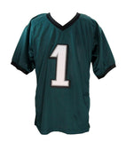 Dom DiSandro Signed/Auto Green Custom Football Jersey Eagles Beckett 192790