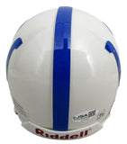 Dwight Freeney HOF Signed/Autographed Colts Mini Football Helmet JSA 213114