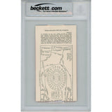 OJ Simpson Autographed USC Trojans 1968 Rose Bowl Ticket Stub Insc Beckett 48153