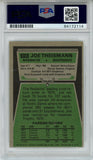 Joe Theismann Autographed 1975 Topps #416 Trading Card PSA Slab 43620