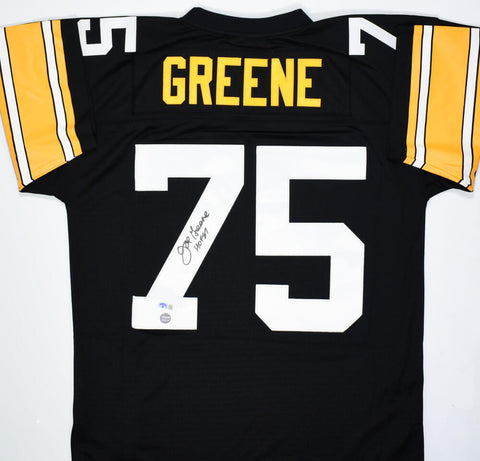 Joe Greene Signed Steelers Mitchell & Ness Legacy Jersey w/HOF- Beckett W Holo