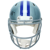 Brandon Aubrey Autographed Dallas Cowboys Throwback Authentic Helmet Beckett