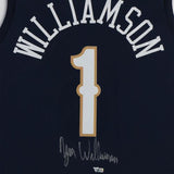 Zion Williamson New Orleans Pelicans FRMD Signed Nike Swingman Jersey w/Plate