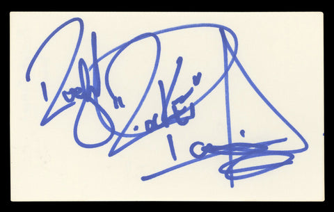 Raiders Raghib "Rocket" Ismail Authentic Signed 3x5 Index Card BAS #BL98481