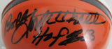 Bobby Mitchell HOF Signed/Inscribed Browns Mini Football Helmet JSA 213144