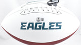Eric Allen Autographed Philadelphia Eagles Logo Football HOF- Beckett W Hologram
