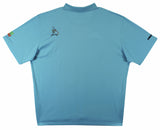 John Daly Signed Match Worn Baby Blue Loudmouth Polo Shirt BAS #BK84758