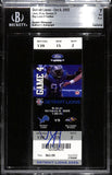 Ray Lewis Signed Baltimore Ravens 10/9/05 Slab Ticket 7 Grade Beckett 37449