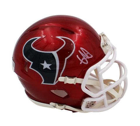 Will Anderson Signed Houston Texans Speed Flash NFL Mini Helmet