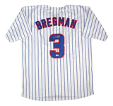Alex Bregman Chicago Signed White Baseball Jersey BAS