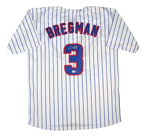 Alex Bregman Chicago Signed White Baseball Jersey BAS