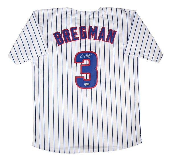 Alex Bregman Chicago Signed White Baseball Jersey BAS