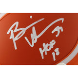 Brian Urlacher Autographed/Signed Chicago Bears F/S AMP Helmet HOF Beckett 49245