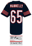Patrick Mannelly Signed Navy Custom Football Jersey w/100 Greatest Bears -SS COA