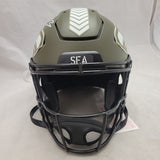 KENNETH WALKER III SIGNED SEATTLE SEAHAWKS STS SPEEDFLEX HELMET BECKETT QR