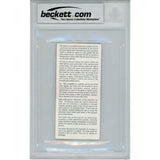 Terrell Davis Signed Denver Broncos 1999 AFC Champ Ticket 10 Grade BAS 47600