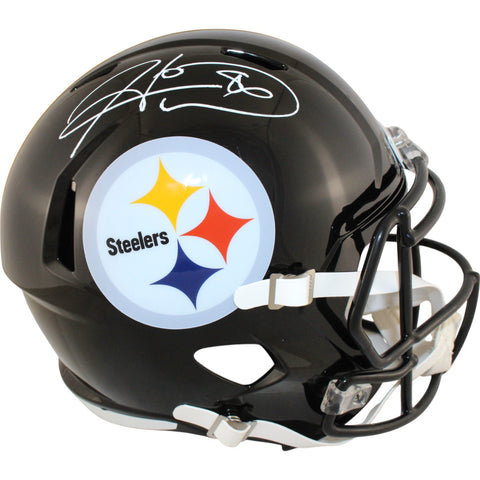 Hines Ward Autographed Pittsburgh Steelers F/S Helmet Beckett Witness 50281