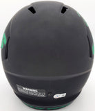 ZACH WILSON AUTOGRAPHED JETS ECLIPSE BLACK FULL SIZE SPEED HELMET BECKETT 194730