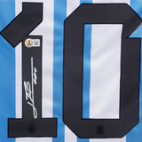 Lionel Messi Signed Argentina Home Soccer Jersey #10 with Beckett Witness