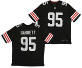 Browns Myles Garrett Authentic Signed Brown Nike Limited Jersey BAS Witnessed