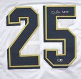 Darrelle Revis Autographed White College Style Jersey - Beckett W Hologram