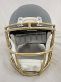 BRIAN URLACHER "HOF 18" SIGNED CHICAGO BEARS SLATE SPEED REPLICA HELMET BECKETT