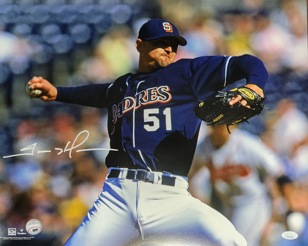 Padres Hall of Famer TREVOR HOFFMAN Signed 16x20 AUTO Photo #6 AUTO - JSA