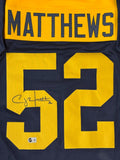 CLAY MATTHEWS Signed Replica Acme Throwback Jersey - Green Bay Packers - BAS