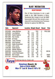 Ray Mercer Autographed 1991 Kayo Boxing Card #117 w/36-7-1, 26 KO's - SS COA